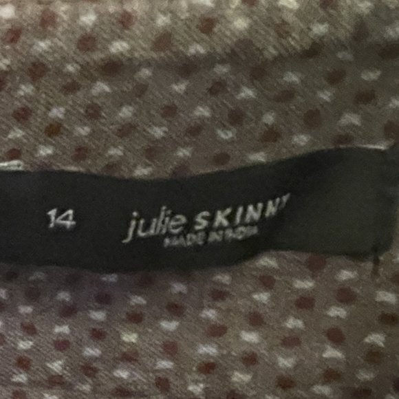 Grey Burgundy Dress Pants - Picture 5 of 5